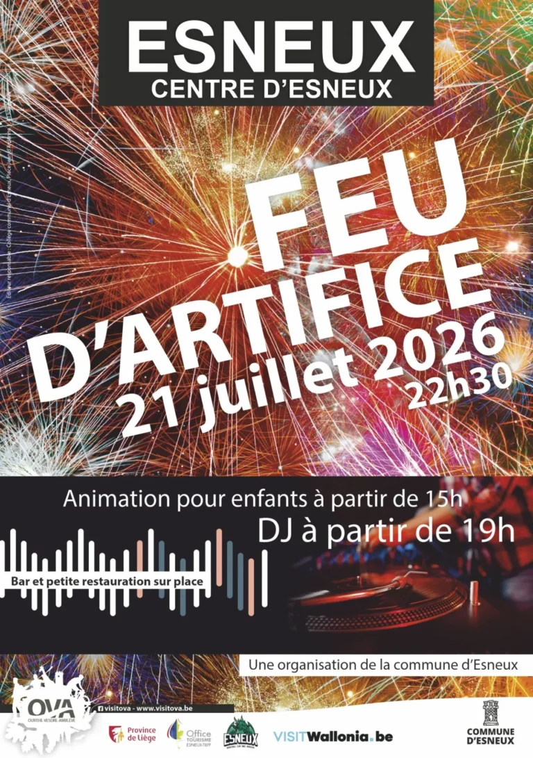 Esneux > Fête > Fête nationale – Feu d’artifice