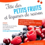 Affiche La Fete des petits fruits 2026 a Nivelles, dimanche 28 juin