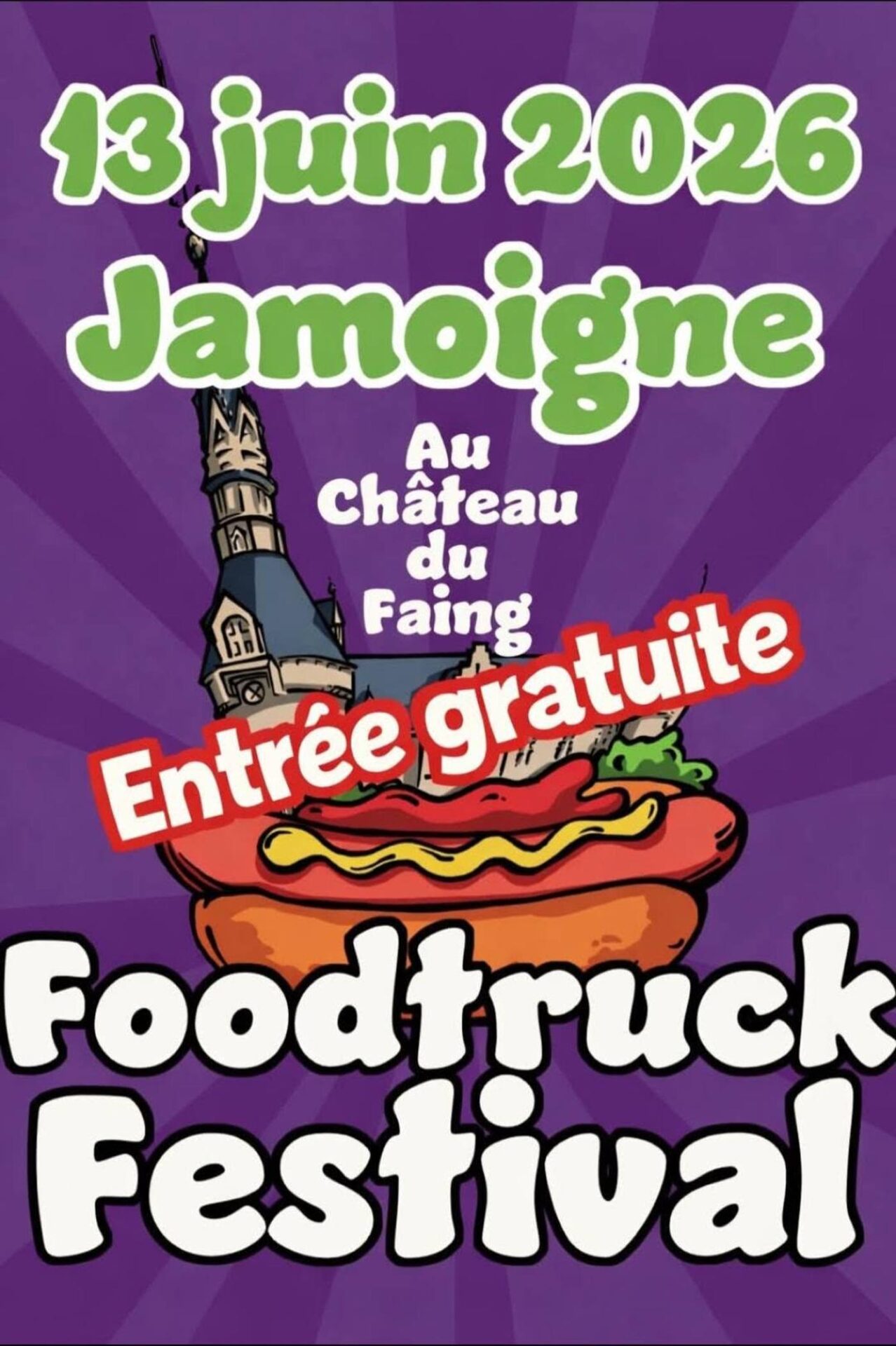 Affiche officielle Food Truck Festival 2026