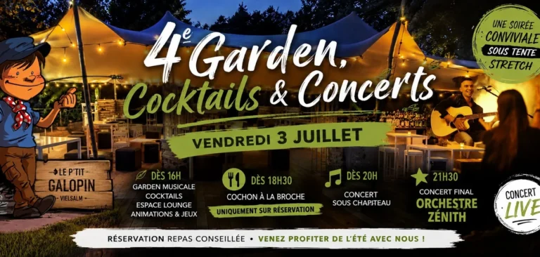 Garden cocktails au p'tit Galopin à Vielsalm