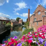 Le Grand Moulin d’Arenberg et son Musée du Porphyre au bord de la Senne à Rebecq, Brabant wallon
