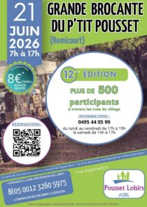 Grande brocante du P'tit Pousset 2026