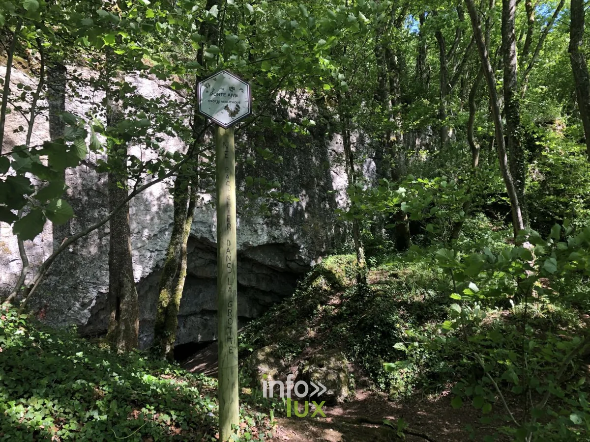 La grotte de la Porte Aive a Hotton — un site souterrain de la province de Luxembourg