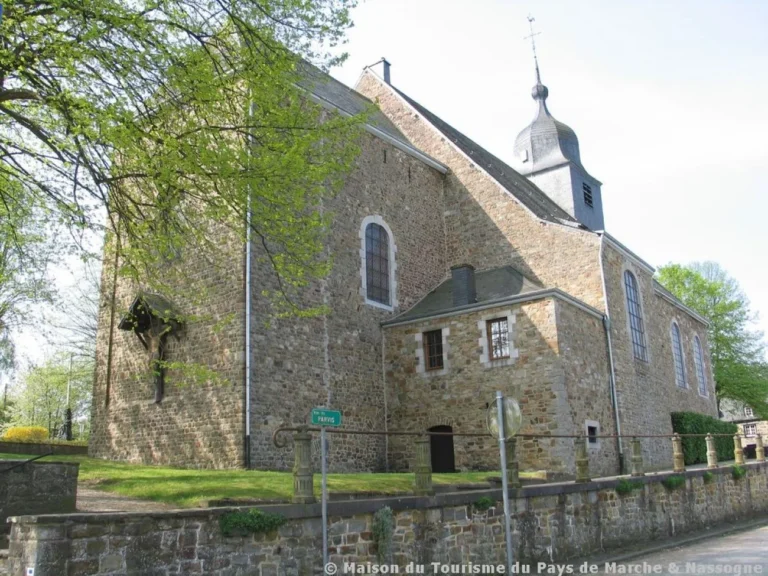 Collégiale Saint-Monon de Nassogne a Nassogne, province de Luxembourg