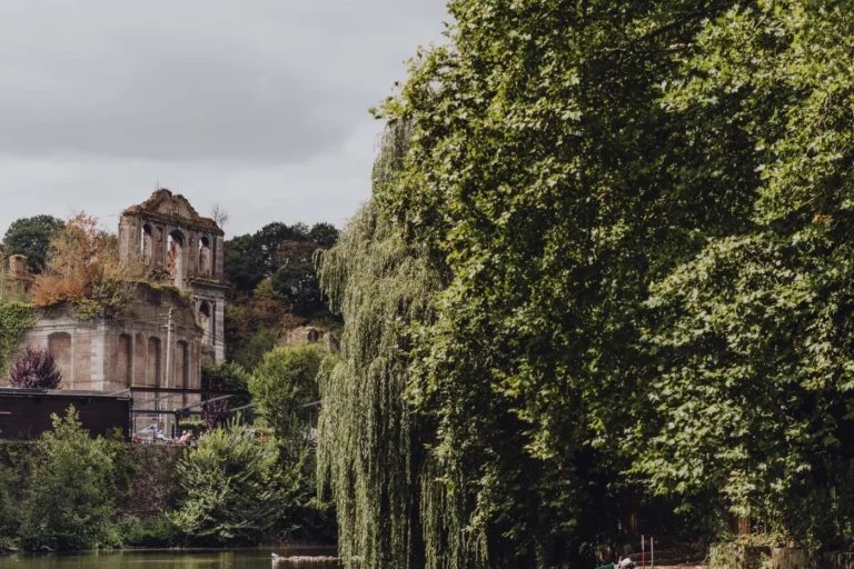 L’abbatiale d’Aulne à Gozée : les ruines gothiques au bord de la Sambre