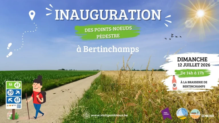 Gembloux > Terroir > Inauguration du réseau points-nœuds pédestres