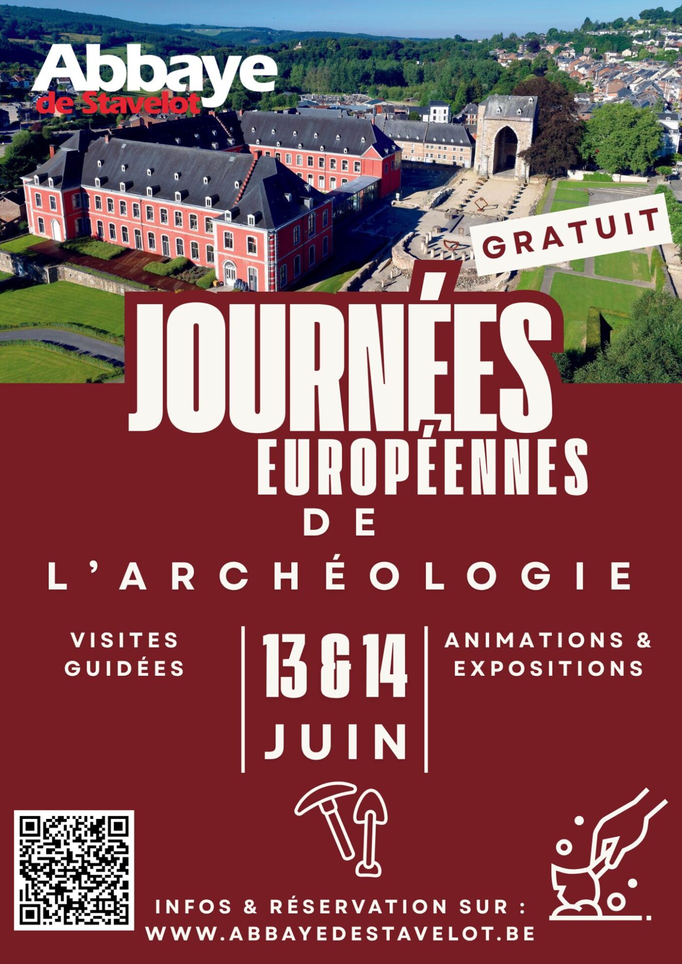 Affiche officielle Journées Européennes de l’Archéologie 2026