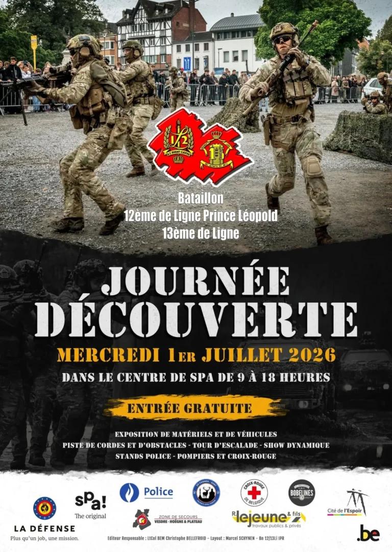 Journée découverte Bataillon 12ème - 13ème de Ligne à Spa
