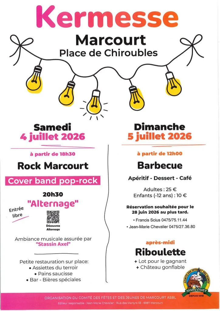Rendeux > Fête > Kermesse de Marcourt