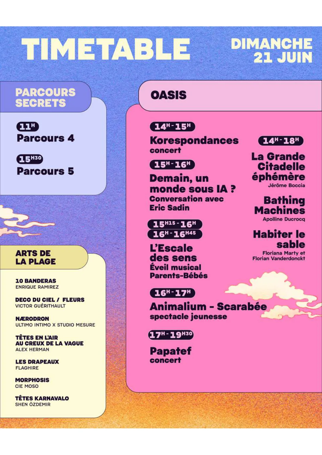 Programme La Bonne Aventure 2026