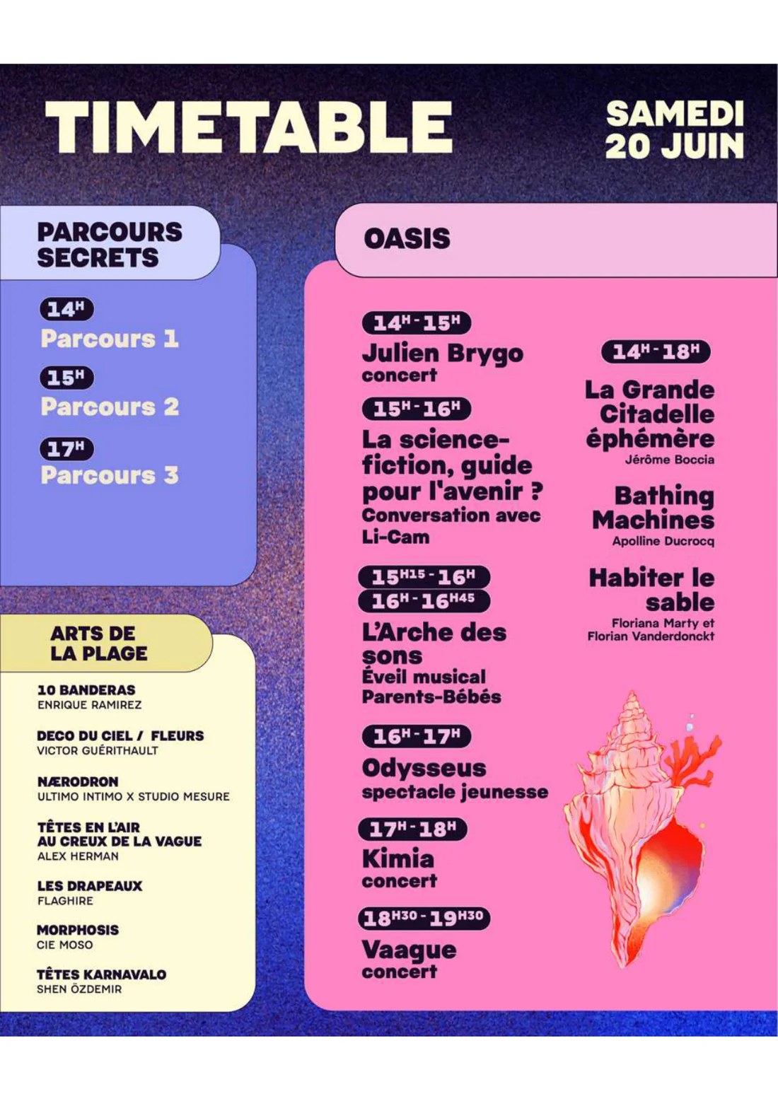 Programme La Bonne Aventure 2026
