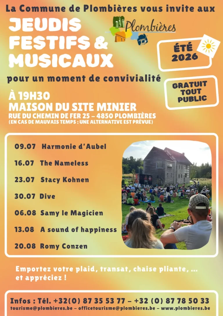 Les jeudis festifs & musicaux à Plombières