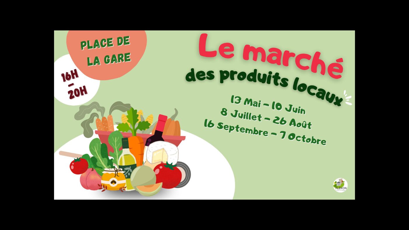 Affiche officielle Marché des produits locaux 2026