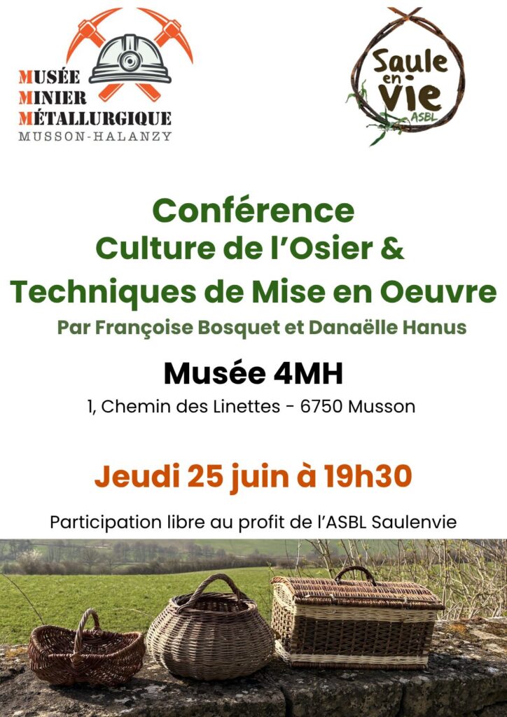 Musson > Conférence > Culture de l'Osier et Techniques de Mise en Oeuvre - affiche