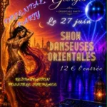 Oriental Party, show danseuses orientales a Braine-l Alleud le 27 juin