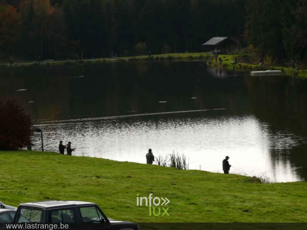 Le Domaine du Lac de la Strange, dédié à la pêche à la mouche (Vaux-sur-Sûre)