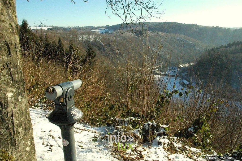 Le barrage de Nisramont sur l'Ourthe