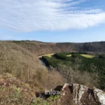 Boucle de la Semois vue du point de vue de la Croix de Saint-Remacle à Cugnon