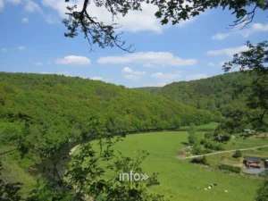 La boucle de la Semois vue du point de vue du Mergyre à Cugnon
