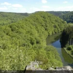 La Semois et la vallée depuis le Pic du Diable à Corbion