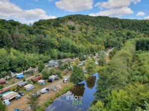 Le viaduc de Conques enjambant la Semois près d'Herbeumont