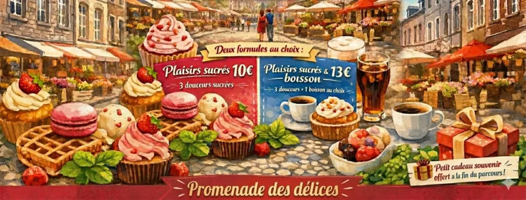 Promenade des délices à Binche : balade gourmande dans les rues de la ville
