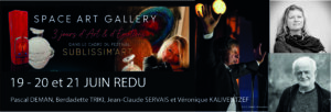 REDU > Concert, expo, dédicaces > WE Sublissim'ART SPACE ART GALLERY