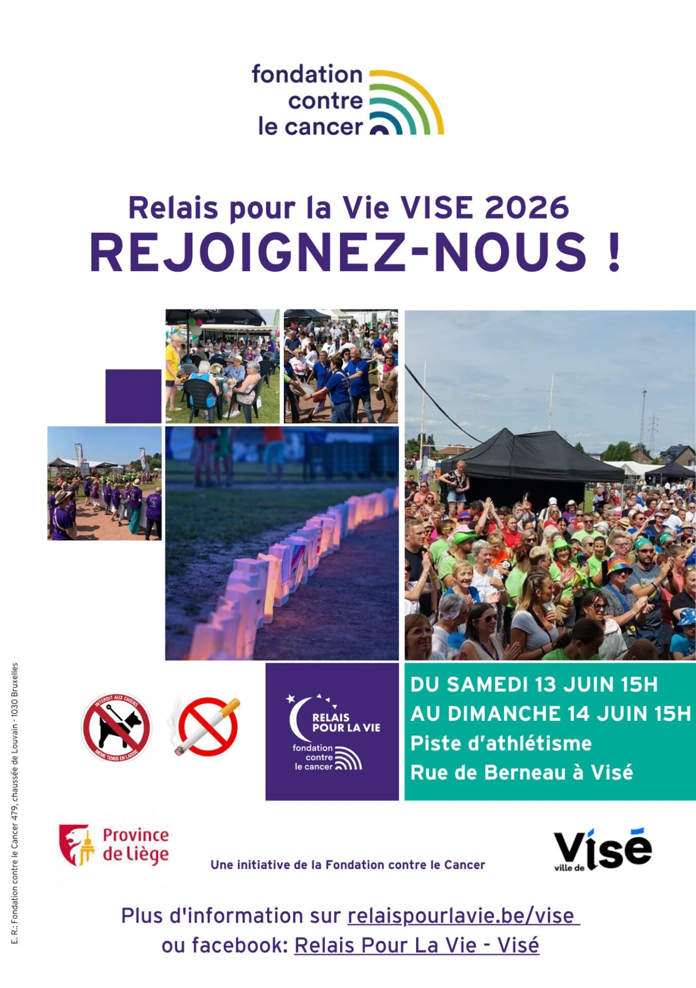 Affiche officielle Relais pour la vie 2026