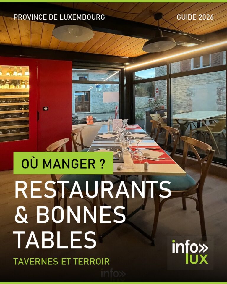 Où manger en province de Luxembourg : restaurants, tavernes et bonnes tables - carte sociale info-lux