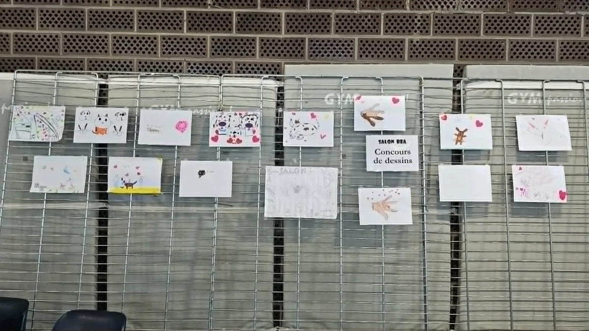 Concours de dessins des enfants au Salon du Bien-etre animal de Genappe