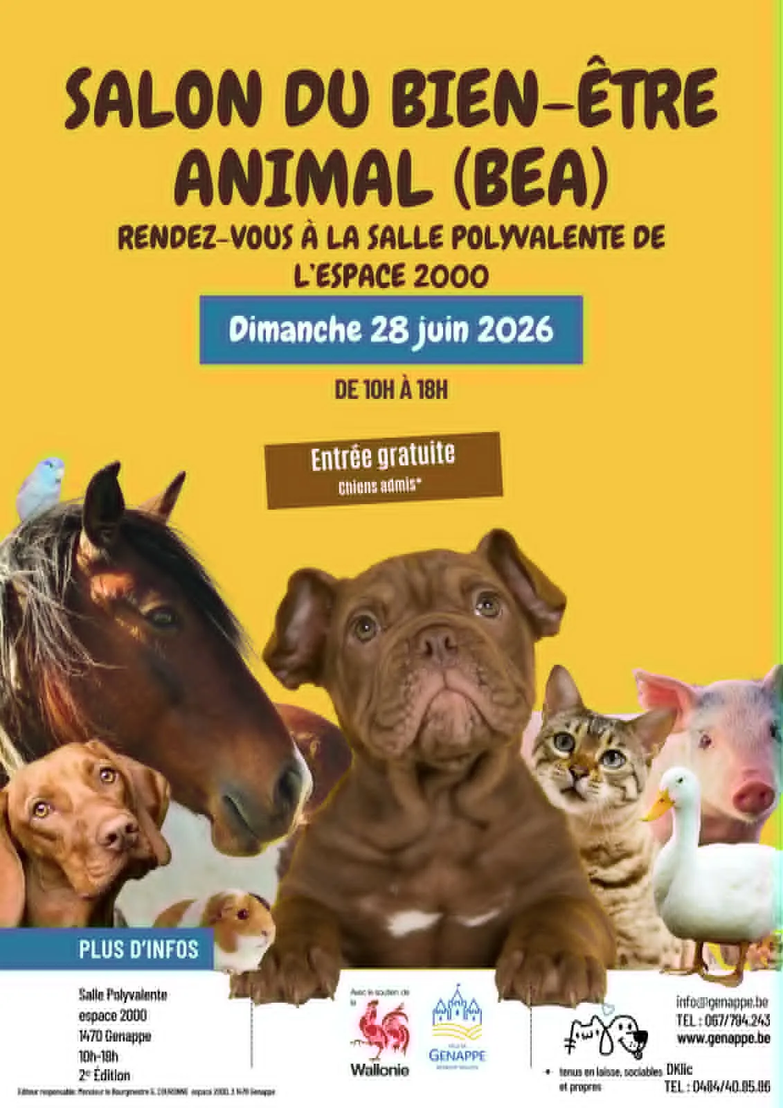 Salon du Bien-etre animal a Genappe