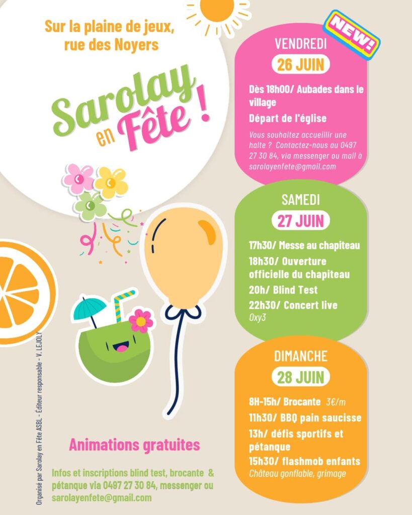 Sarolay en fête 2026