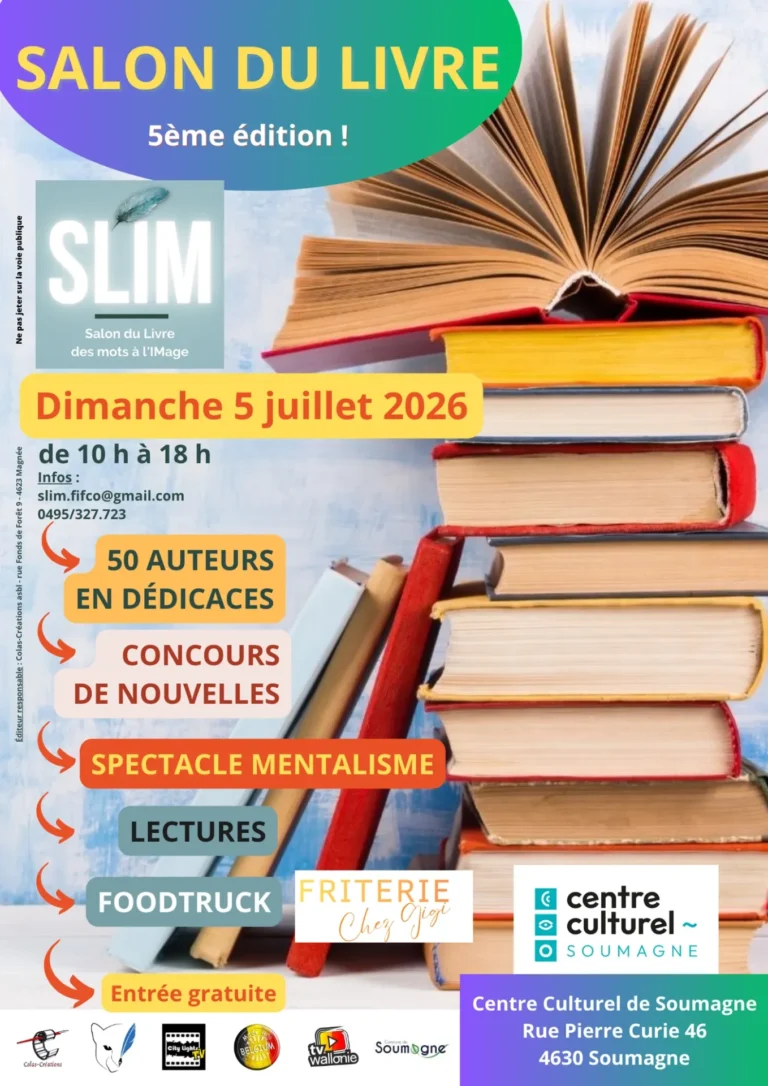 Soumagne > Marché > Slim, le salon du livre des mots à l’image