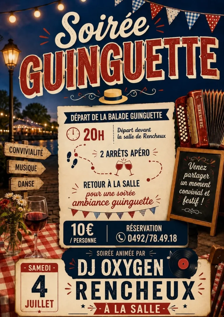 Vielsalm > Fête > Soirée guinguette à Rencheux