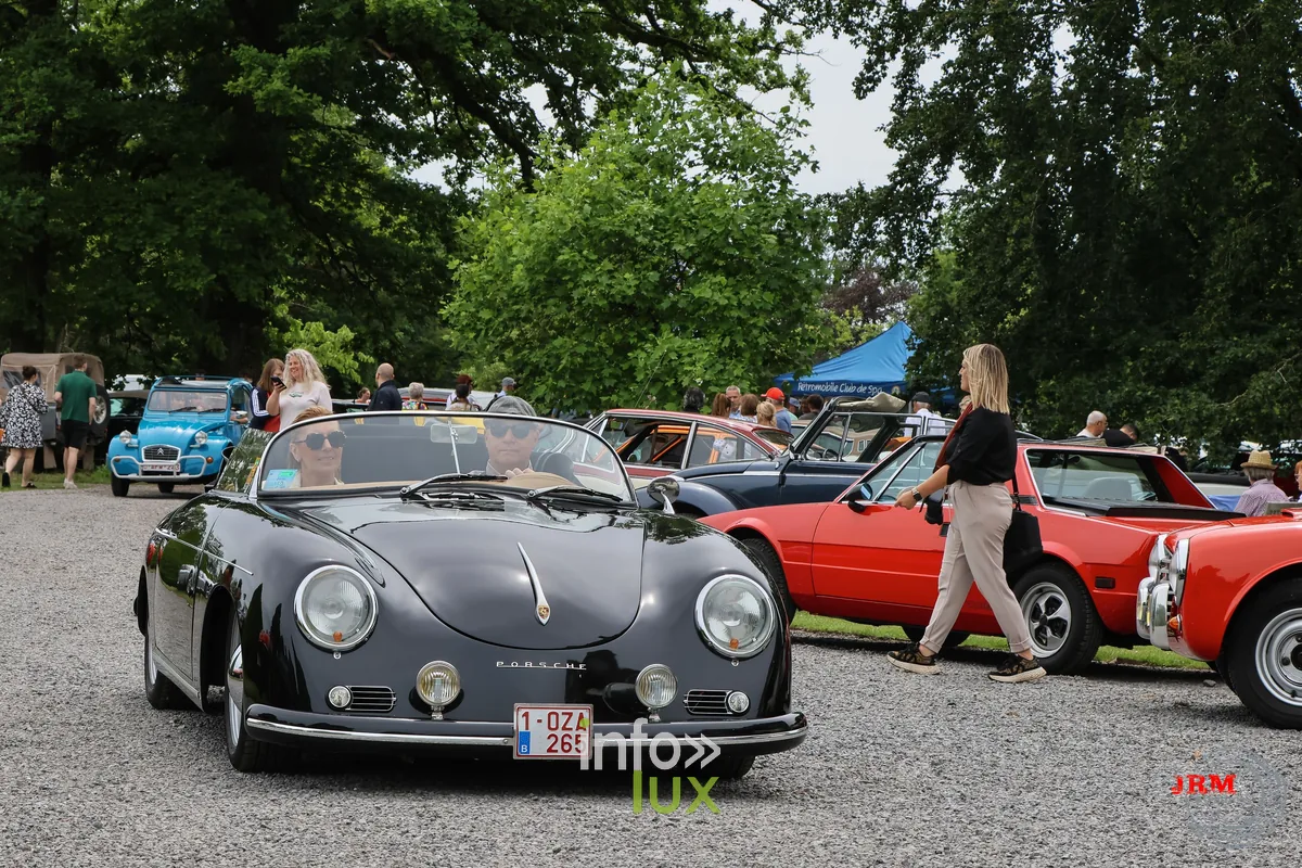 Salon Vintage et Rallye Oldtimer au château de Tancrémont (Pepinster), photo Jérémy Leboutte