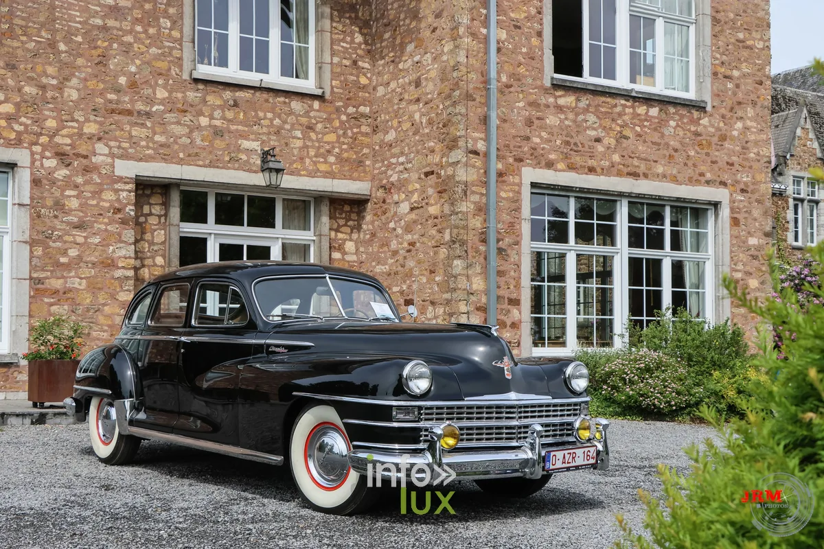 Salon Vintage et Rallye Oldtimer au château de Tancrémont (Pepinster), photo Jérémy Leboutte