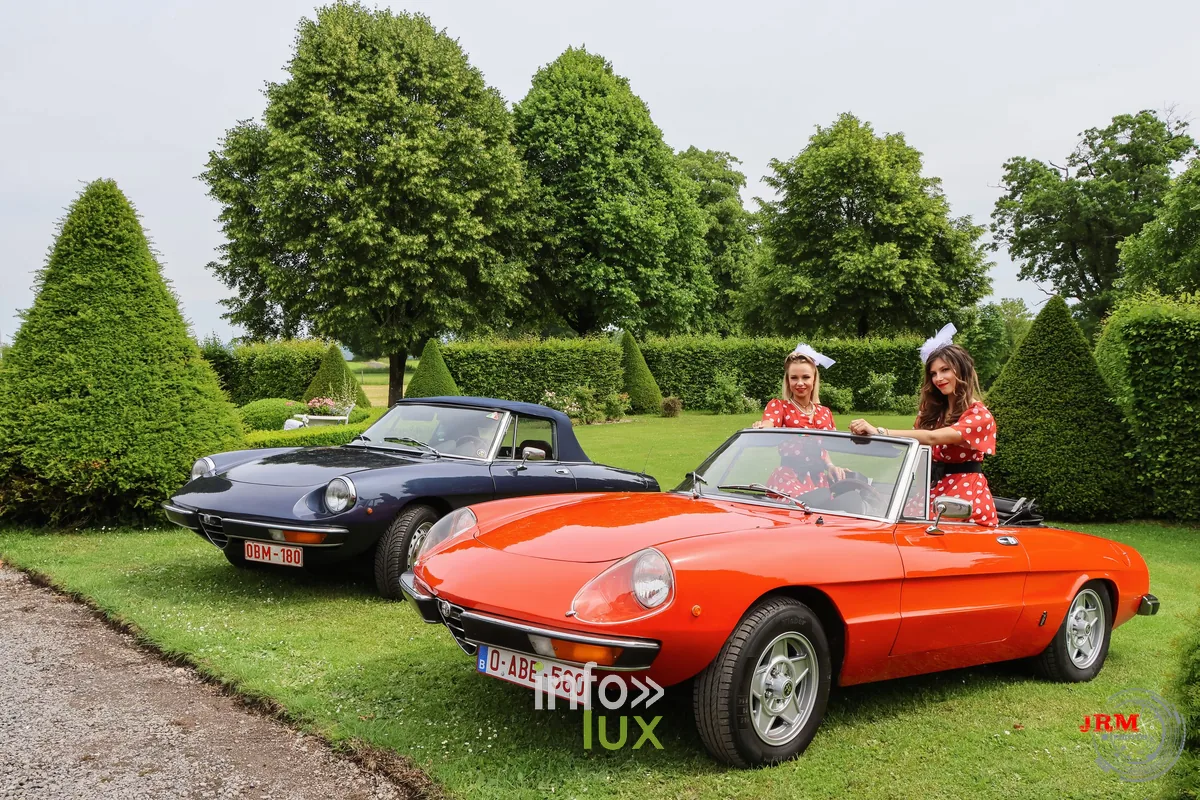 Salon Vintage et Rallye Oldtimer au château de Tancrémont (Pepinster), photo Jérémy Leboutte