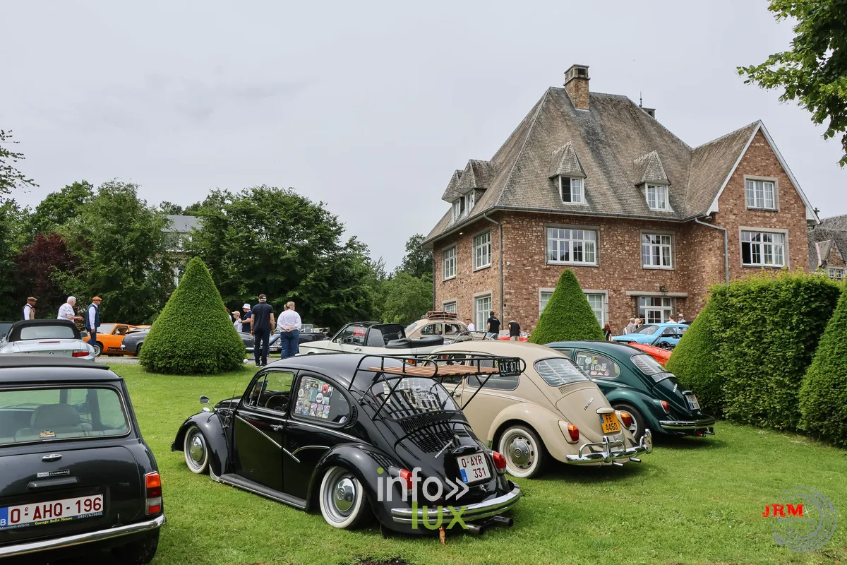 Salon Vintage et Rallye Oldtimer au château de Tancrémont (Pepinster), photo Jérémy Leboutte