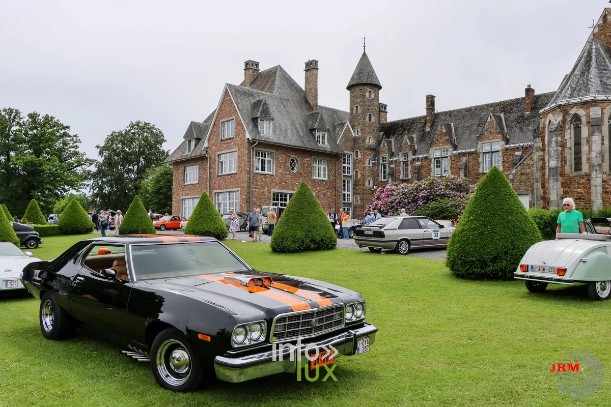 Salon Vintage et Rallye Oldtimer au château de Tancrémont (Pepinster), photo Jérémy Leboutte