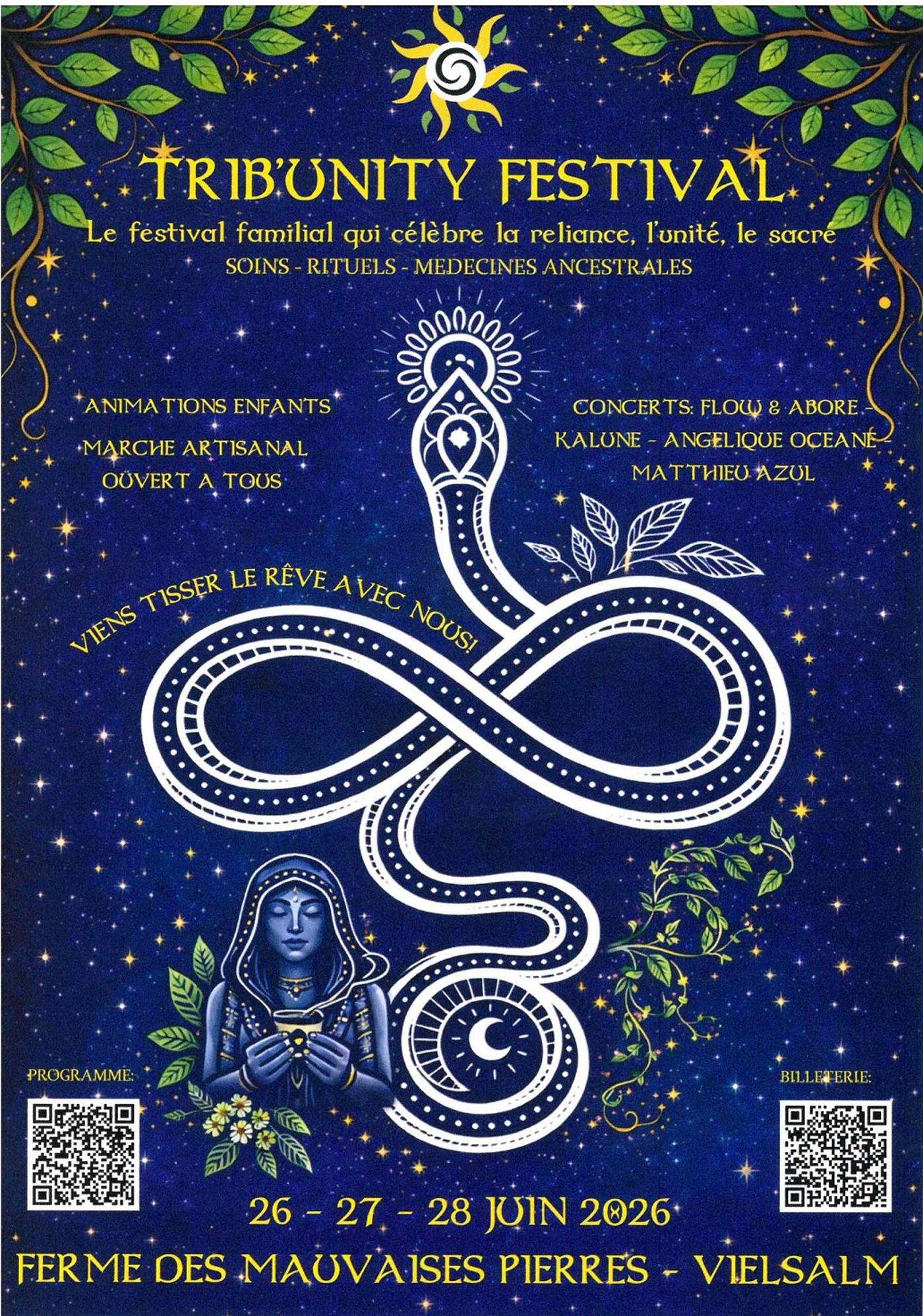 Affiche officielle Tribunity festival 2026