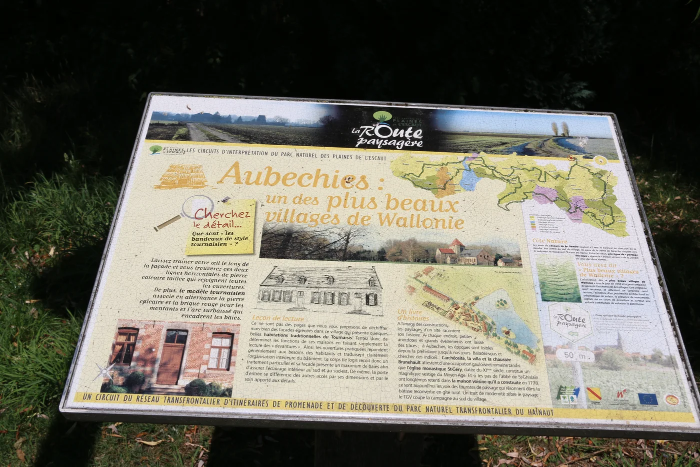 Vue du village d'Aubechies — Aubechies, un des Plus Beaux Villages de Wallonie (Belœil, province de Hainaut)