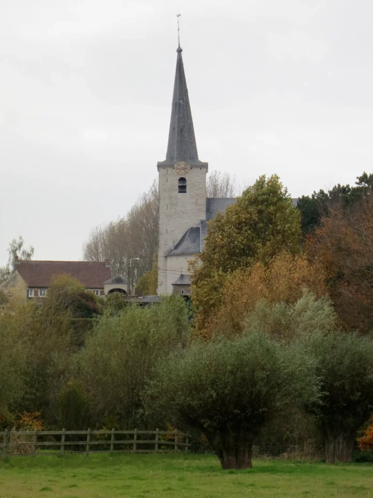 Paysage du village de Mélin — Mélin, un des Plus Beaux Villages de Wallonie (Jodoigne, province de Brabant wallon)