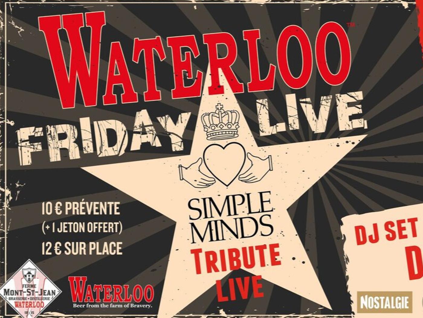 Affiche officielle Waterloo Live Friday à la Ferme de Mont-Saint-Jean 2026