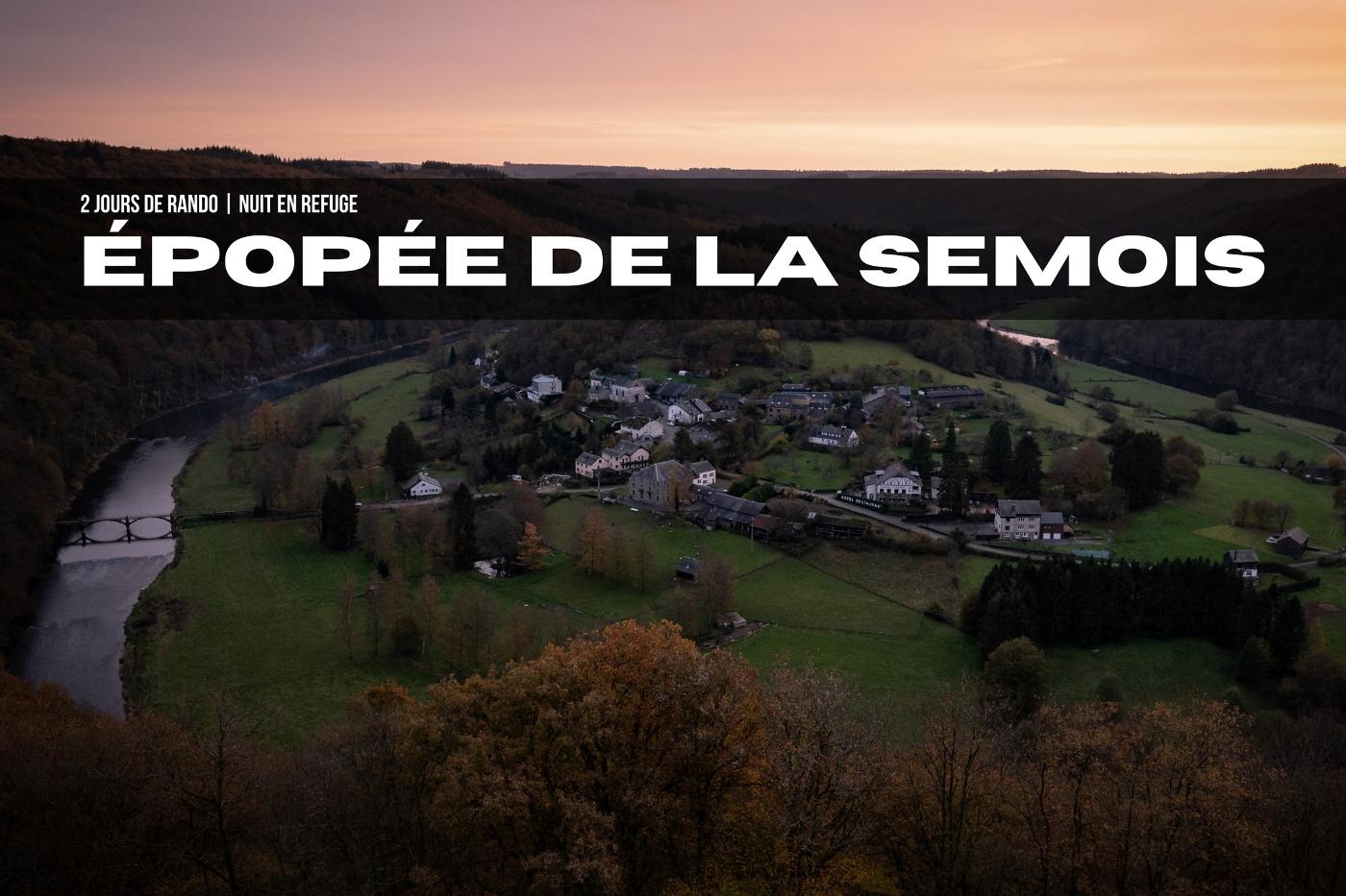 Affiche officielle Weekend rando: "l'épopée de la Semois" 2026