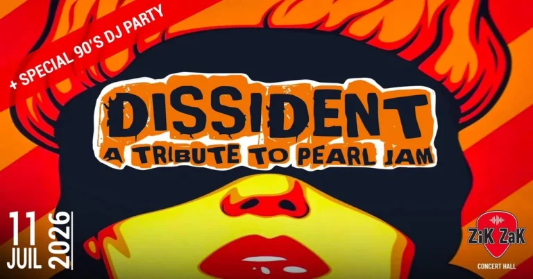 Starchild plays Level 42 + Dissident (tribute Pearl Jam) — Zik-Zak Ittre, Samedi 11 juillet 2026