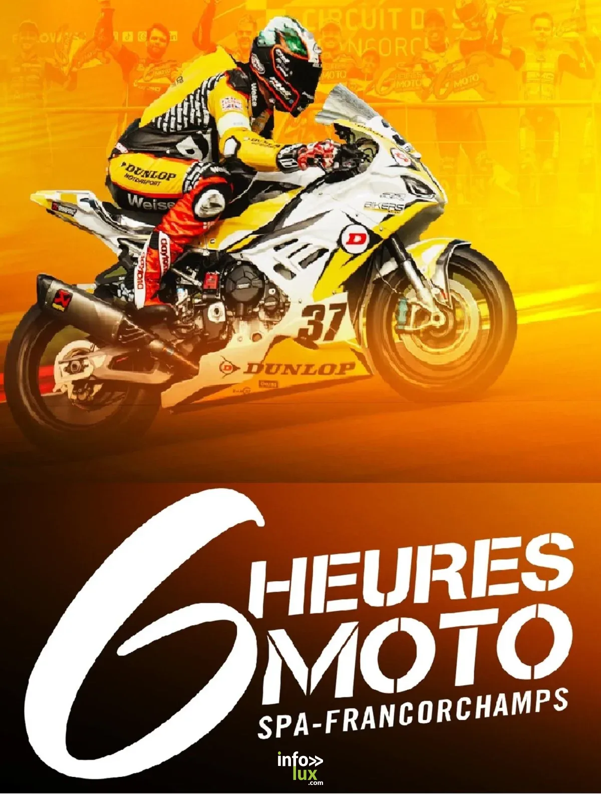 Affiche officielle 6 Heures Moto 2026
