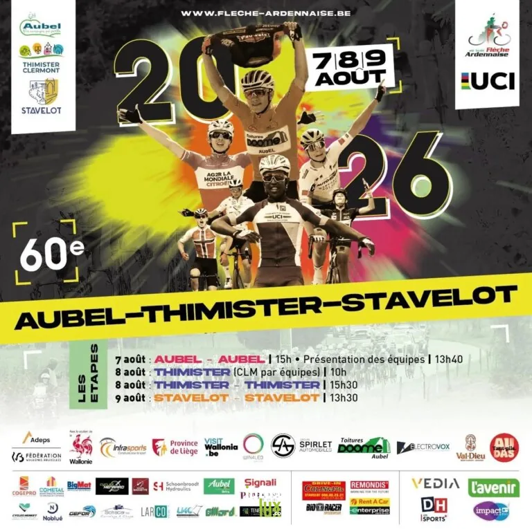 Aubel > Sport > 60e course cycliste “Aubel-Thimister-Stavelot” – étapes Aubel et Thimister 2026