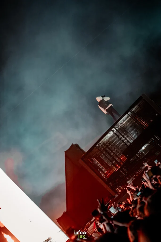 Playboi Carti sur scène au festival Les Ardentes 2026 à Rocourt Liège.
