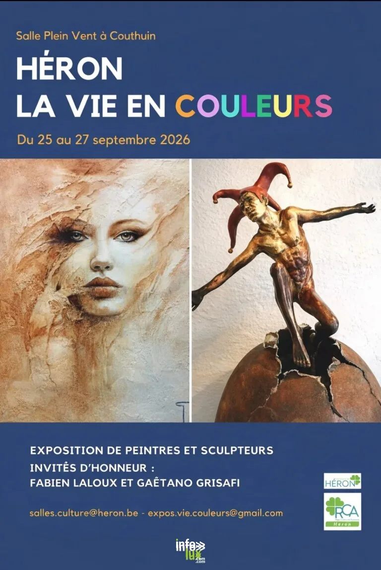 Couthuin > Exposition > Héron, la vie en couleurs 2026