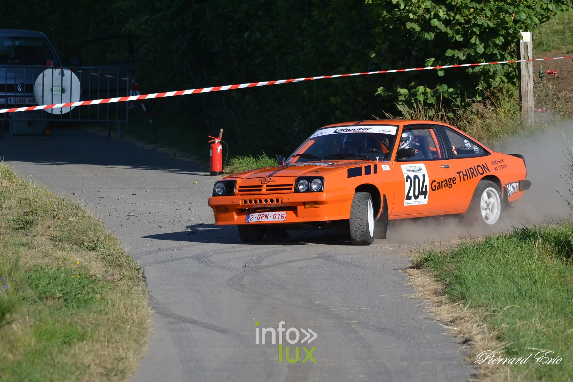 B-Short Bercheux 2026 - 3 ieme en Historique SR. A. Thirion - L. Godfrind. Opel Manta B